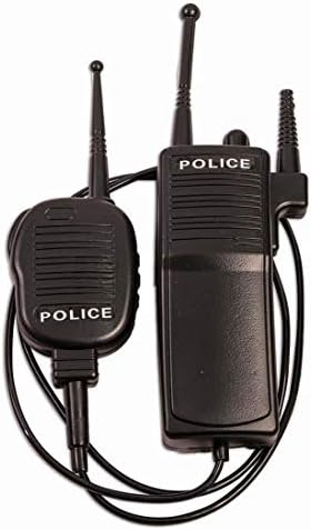 Forum Novelties Police Walkie Talkie Set Black Standard