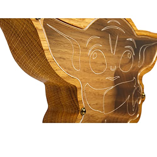 Wood Piggy Bank Alien Montessori Kids Money Box