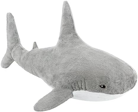 MUPI 17 Inch Shark Plush Toy - Grey