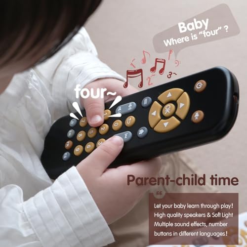 Nueplay Baby TV Remote Control Toy with Light Sound