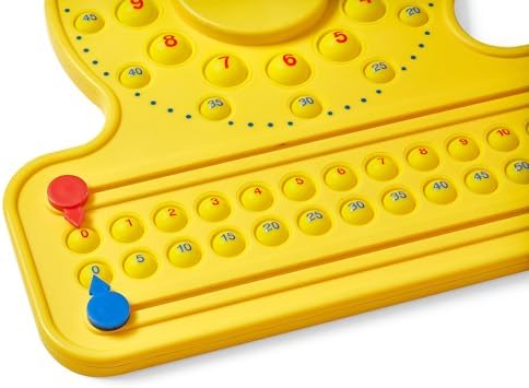 Hand2Mind NumberLine Clock Sensory Bubble Popper