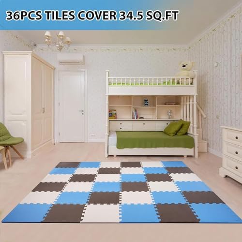 BalanceFrom Puzzle Play Mat Set - 36 Tiles Non-Slip Thick