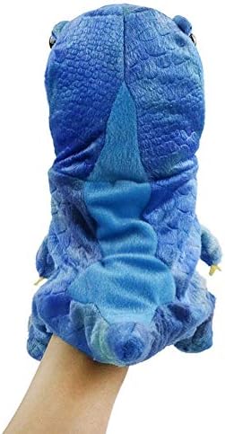 HooYiiok Plush Dinosaur Hand Puppet for Kids 11 Inches