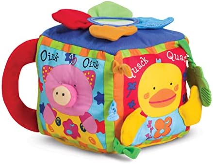 Melissa Doug Musical Farmyard Cube Baby Toy
