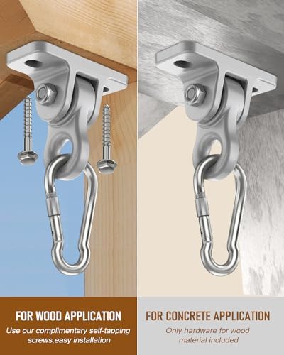HUPBIPY 3500lb Porch Swing Hanger Kit 2 Pack