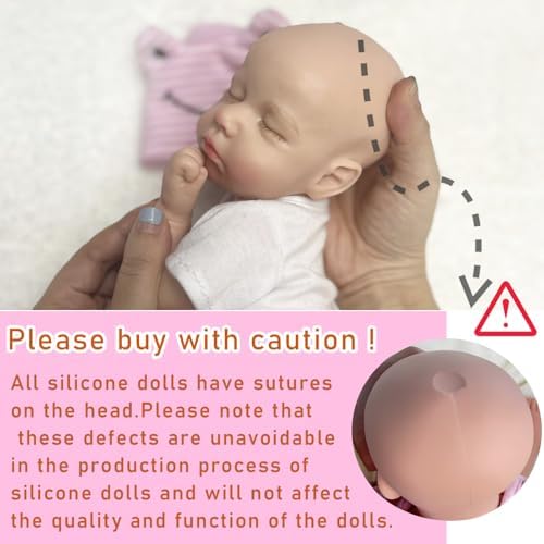 OtardDolls 33cm Reborn Baby Silicone Doll for Kids