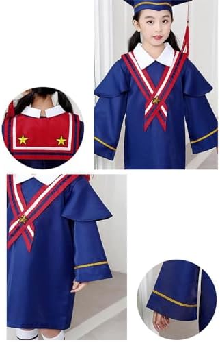 Kids Graduation Cap and Gown Set with Tassel for Unisex 2025
