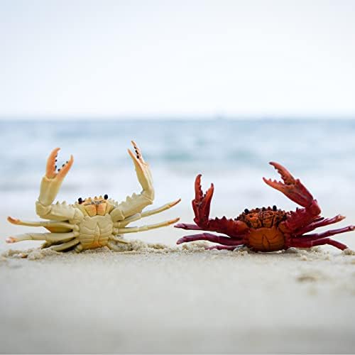 GeminiGenius Crabs Animal Figures for Kids