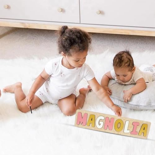 Birds Wood Shack Personalized Wooden Name Puzzle for Kids