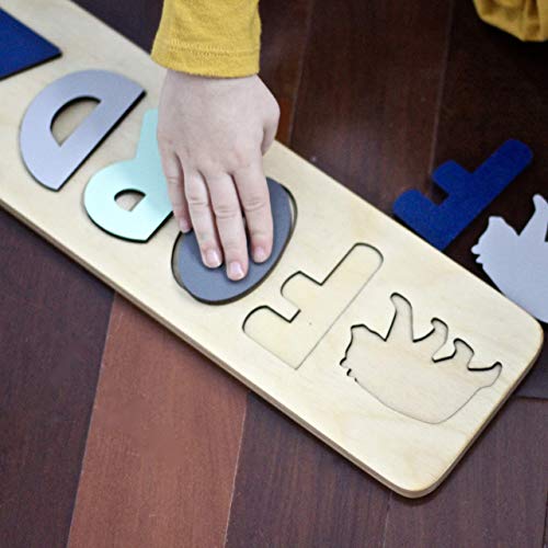 Personalized Wooden Name Puzzle for Kids USA Made