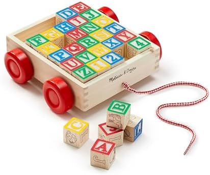 Melissa Doug Classic ABC Wooden Block Set