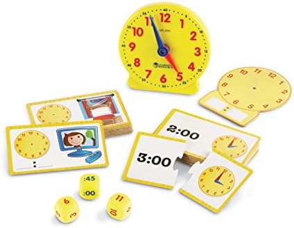Learning Resources Time Activity Set 41 Pieces Ages 5
