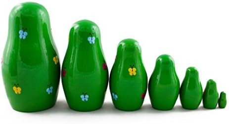 Bear Nesting Dolls Set 7pcs - Handmade Home Decor