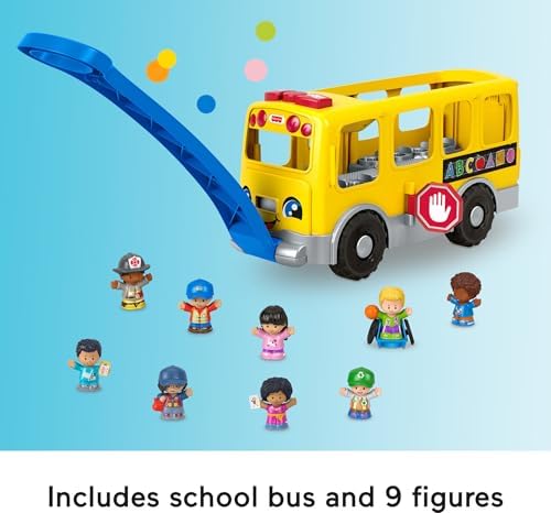 Fisher-Price Little People Big Yellow School Bus Figures Set