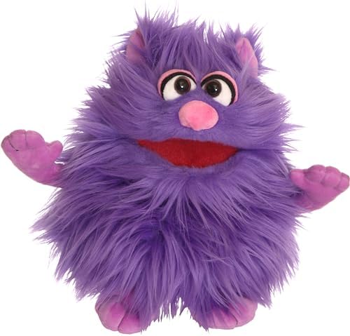 Nature Bound Living Puppets Purple Monster 12-Inch Hand Puppet