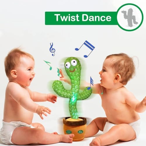 Pbooo Talking Cactus Toy with Singing Dancing