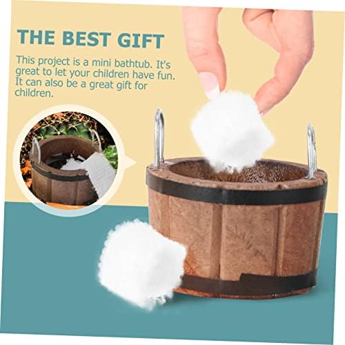 VOSAREA 112 Scale Mini Bathtub for Miniature House