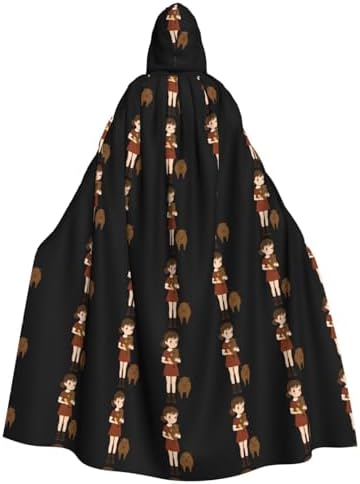 MJHKXLJ Capybara Hooded Cloak for Halloween Costume