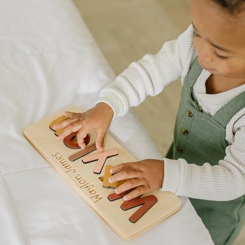 Personalized Wooden Name Puzzle for Kids Handmade in USA