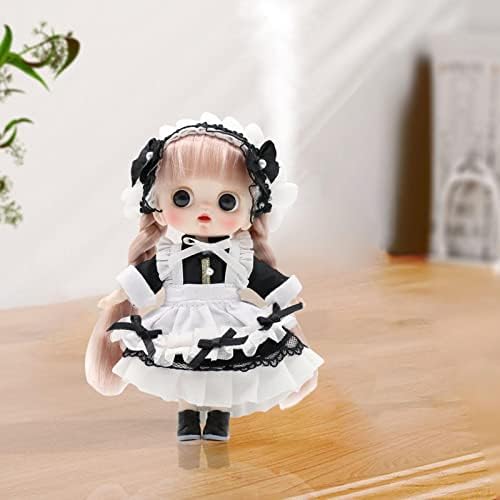 Menolana Ball Jointed Baby Doll for Girls Black
