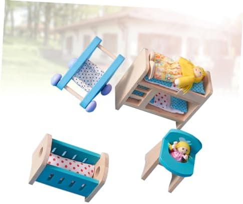 Gogogmee Educational Wooden Mini Furniture Set for Kids