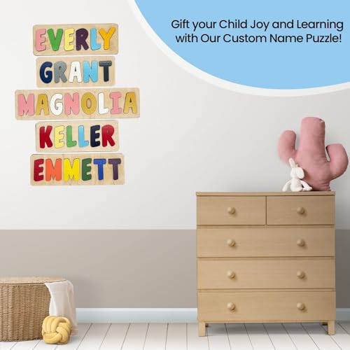 Birds Wood Shack Personalized Wooden Name Puzzle for Kids