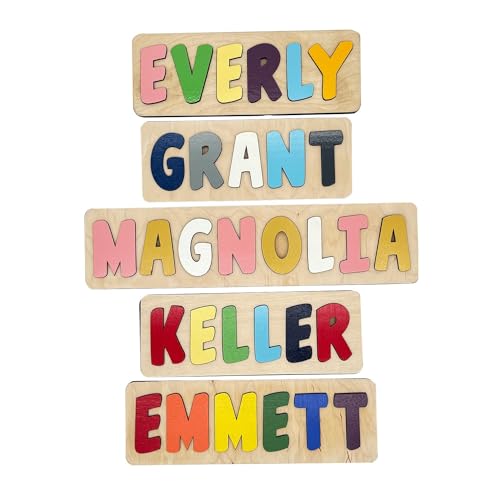 Birds Wood Shack Personalized Wooden Name Puzzle for Kids