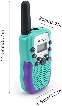 Retevis RA18 Walkie Talkie Set for Kids 6-12 Years Old Green