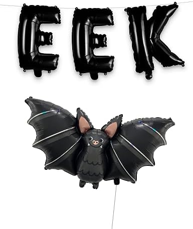 HOUSE OF PARTY 40 Inch Halloween Bat Foil Balloons Set