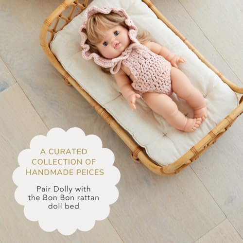 Premium Baby Doll Bassinet - Handmade Seagrass Carrier 1