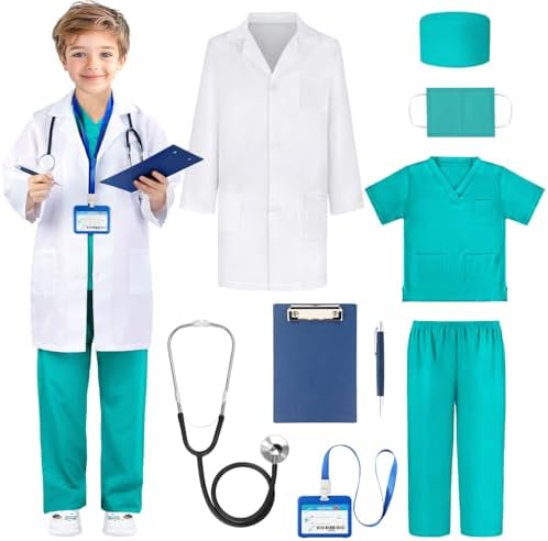 Joycover Doctor Costume for Kids 3-12 1