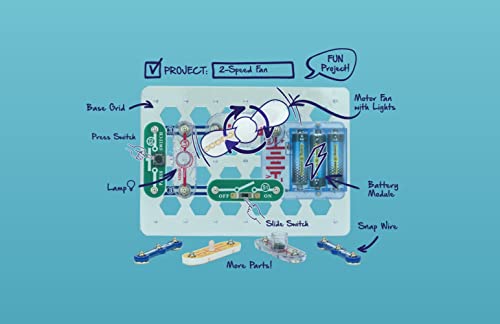 Snap Circuits Beginner STEM Kit for Kids Age 5-9