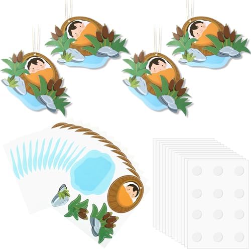 Motipuns 30 Set Passover Crafts Baby Mose Kit