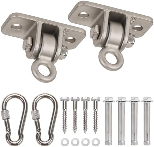 Butizone Heavy Duty Swing Hangers 304 Stainless Steel Set of 2 1