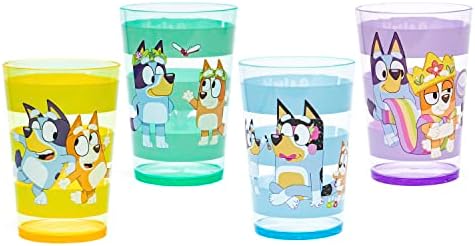 Zak Designs Bluey Nesting Tumbler Set 4-Pack