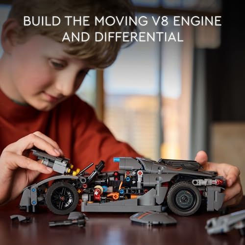 LEGO Technic Koenigsegg Jesko Absolut Grey Hypercar - 42173