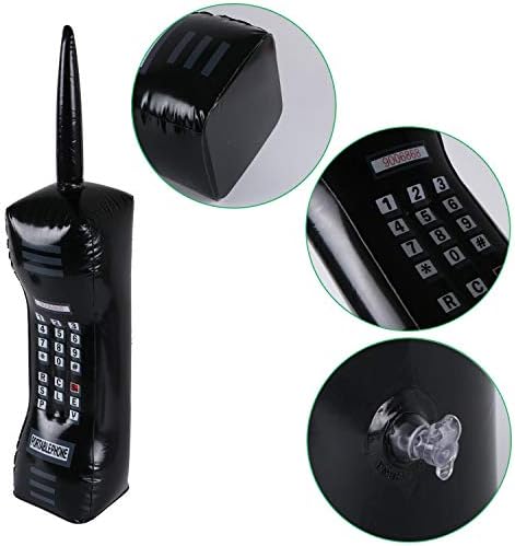 2PCS Inflatable Boombox Phone for 80s 90s Party Decor
