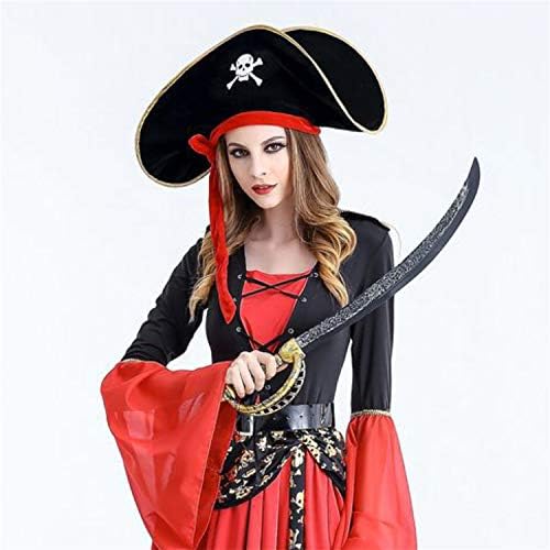 D-Fokes Pirate Captain Costume Cap with Eye Patch