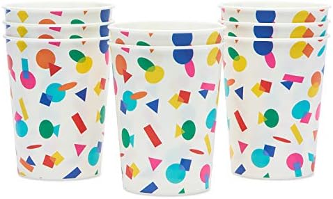 American Greetings Rainbow Cups 8-Count 16 oz