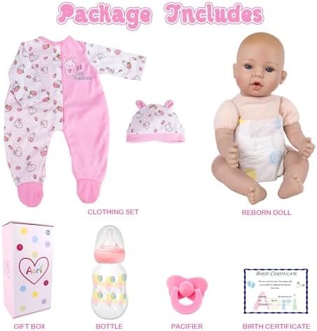 Aori 18 Inch Realistic Reborn Baby Girl Doll