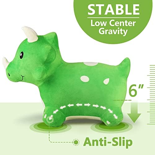 iPlay iLearn Bouncy Dinosaur Hopper Toy for Kids