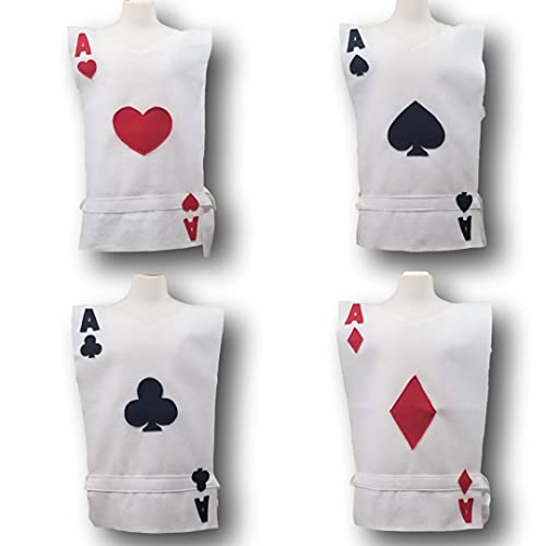 Ace of Diamonds Costume Tunic - Kids Adults