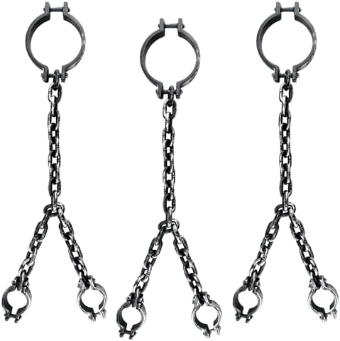 Plukeen 3 Pcs Jumbo Plastic Chain Costume Prop
