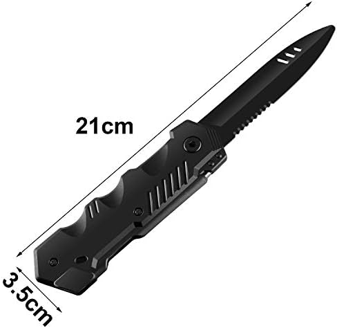 Boao 4 Piece Retractable Knife Gag Toy for Halloween