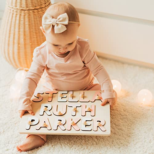 Personalized Name Puzzle with Butterfly and Rainbow