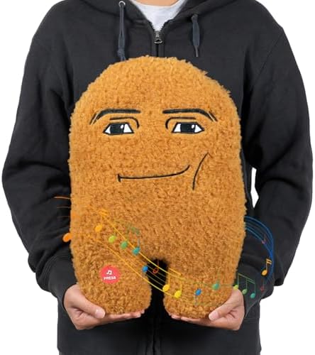 Gegagedigedagedago Plush Toy 157In Funny Chicken Nugget Singing Pliiow Stuffed Animal