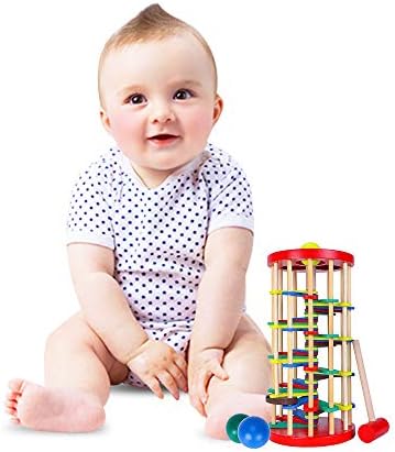AVIUDHE Wooden Ball Drop Toy for Kids 1