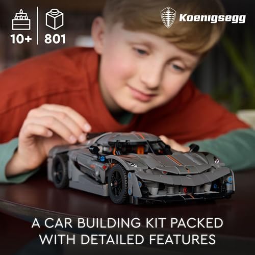 LEGO Technic Koenigsegg Jesko Absolut Grey Hypercar - 42173