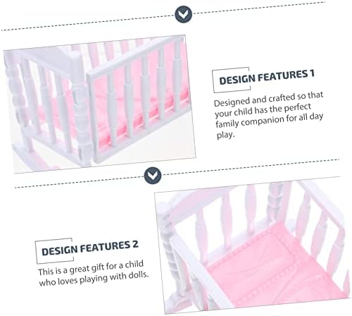 VICASKY Doll Cradle Shape Toy 2 Sets Educational Plaything