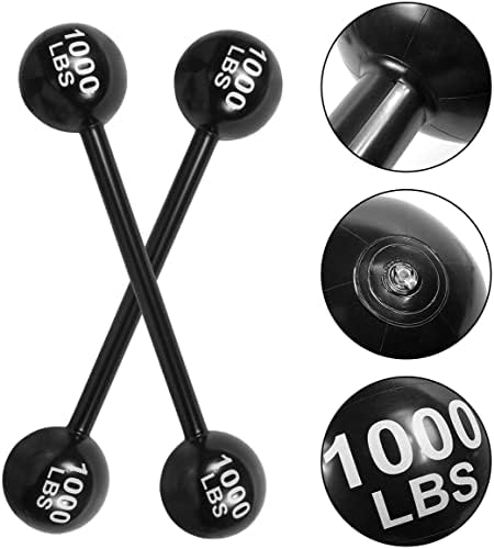 LIYDE Giant Inflatable Dumbbell - Party Decor Costume Prop